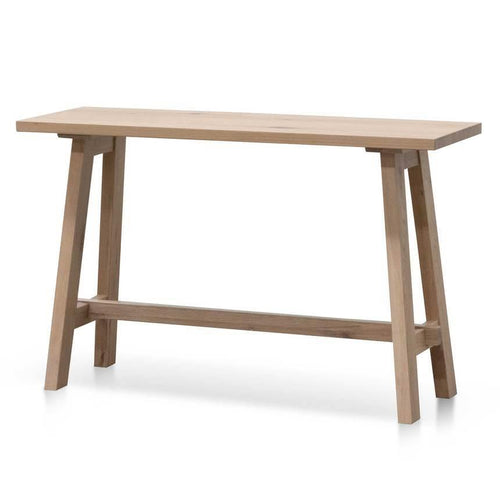 Lounge Styles Calibre 1.2m Oak Wood Console Table - Natural