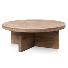 Load image into Gallery viewer, Lounge Styles Calibre 100cm Reclaimed Elm Round Coffee Table - Natural-Thick Base