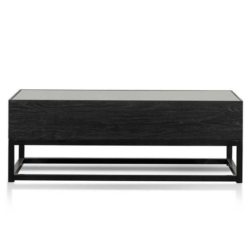 Lounge Styles Calibre CDT6639-NI 1.2m Elm Coffee Table - Full Black