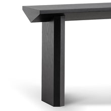 Load image into Gallery viewer, 1.4m Oak Console Table - Black