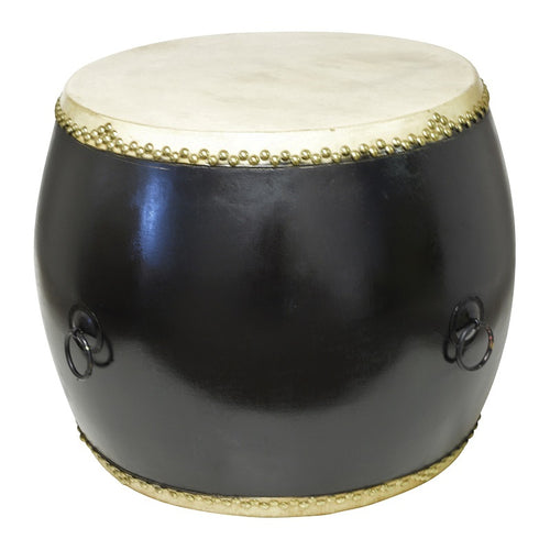 Empire Chinese Drum Side Table - Black