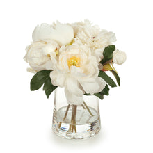 Load image into Gallery viewer, Peony Mix in Vase 22cmh - Cream