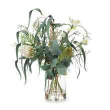 Load image into Gallery viewer, Grevillea Mix in Vase 60cmh - Cream Green
