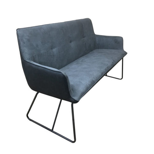 Ideal Sofa Modern Industrial Edge Suede-looking 86.5 cm