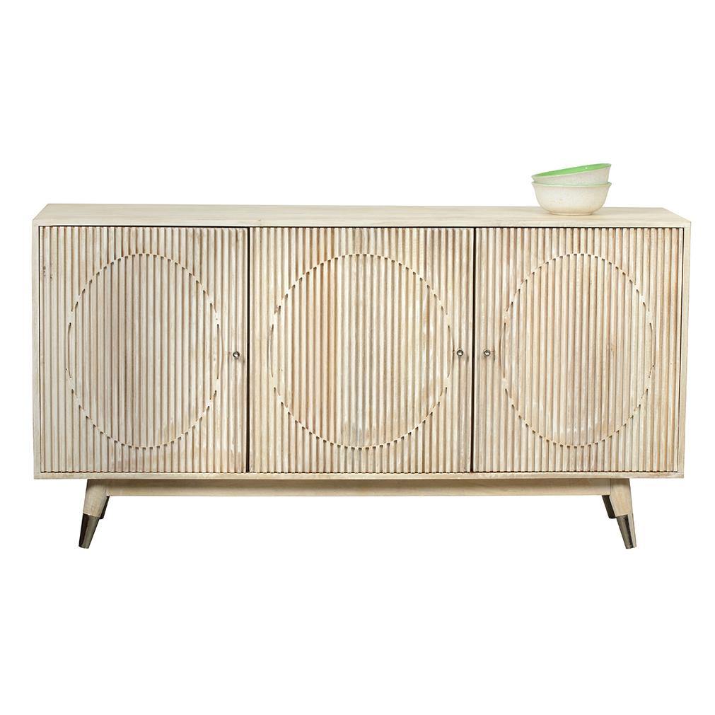 Lounge Styles Phil Bee Fluted Ash Hardwood Hand Made Sideboard