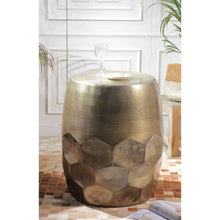 Load image into Gallery viewer, Bella Metal Hexagon Base Side Table