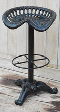 Load image into Gallery viewer, Lounge Styles Phil Bee Cast Iron Tractor Bar Stool