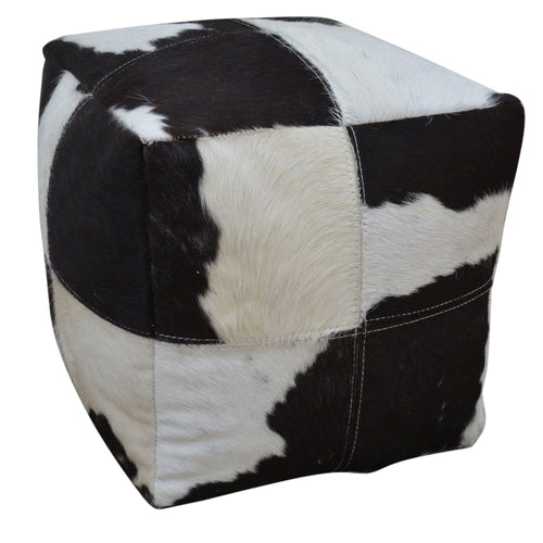 Lounge Styles Phil Bee Cowhide Cube Classic Ottoman