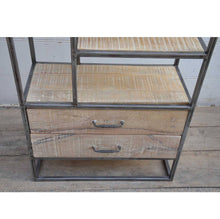 Load image into Gallery viewer, Lounge Styles Phil Bee Slim Industrial Iron Bookcase