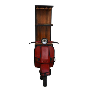 Headlight Scooter Wine Bar - Red