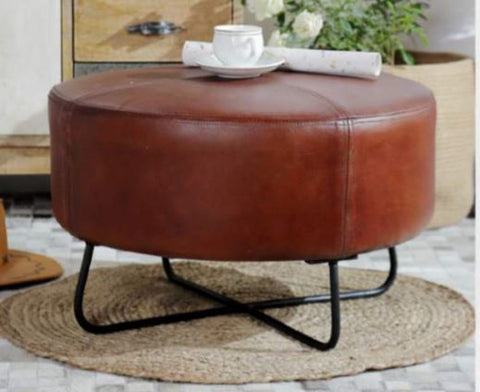 Bolero Leather Coffee Table Ottoman