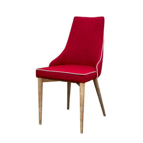 Lounge Styles 6ixty Martini Retro Dining Chair Upholstered - Red