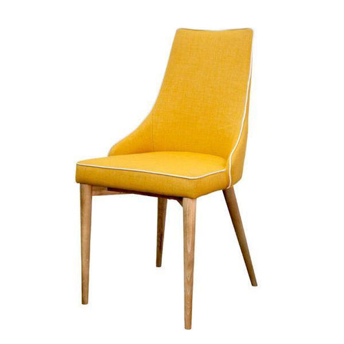 Lounge Styles 6ixty Martini Retro Dining Chair Upholstered - Yellow