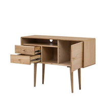 Load image into Gallery viewer, Lounge Styles 6ixty Niche Small Highboard Storage Sideboard - American Oak 120cm