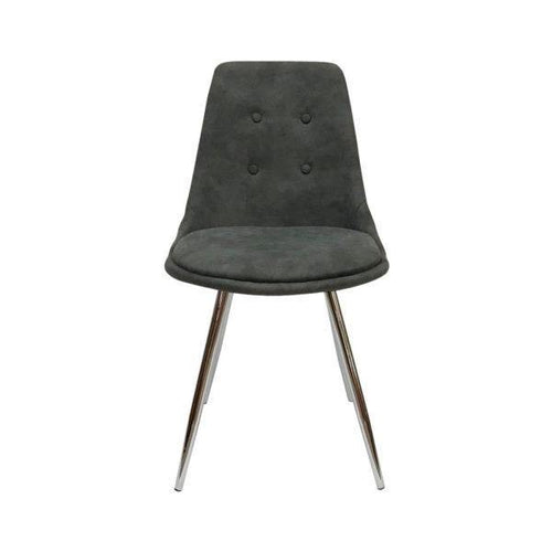 Lounge Styles 6ixty Orbit Upholstered Dining Chair - Dark Grey