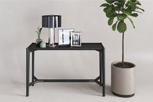 Load image into Gallery viewer, Ruben Console Table Solid Teak 120cm – Black