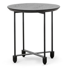 Load image into Gallery viewer, CST6865-SU Wooden Top Side Table - Full Black