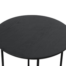 Load image into Gallery viewer, CST6865-SU Wooden Top Side Table - Full Black