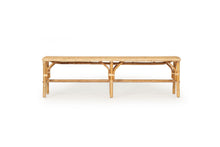 Load image into Gallery viewer, Lounge Styles Abide Interiors Sorrento Backless Rattan Frame and Seat Bench – Natural