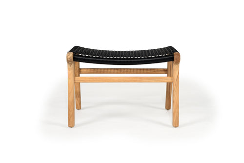 Zen Lazy Chair Ottoman – Black 40cm