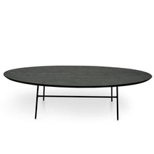 Load image into Gallery viewer, Lounge Styles Calibre 117.5cm Coffee Table - Black Ash Veneer - Black Legs