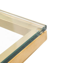 Load image into Gallery viewer, Lounge Styles Calibre 1.05m Glass Coffee Table - Brushed Gold Base