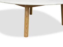Load image into Gallery viewer, Lounge Styles Calibre Arlo 100cm White Marble Round Coffee Table