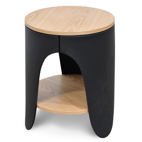 Lounge Styles Calibre Side Table - Natural - Black