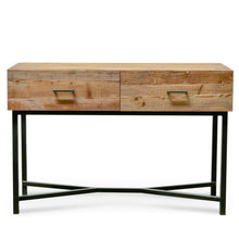 Load image into Gallery viewer, Lounge Styles Calibre CDT2327-NI 1.2m Reclaimed Pine Console Table - Black Base