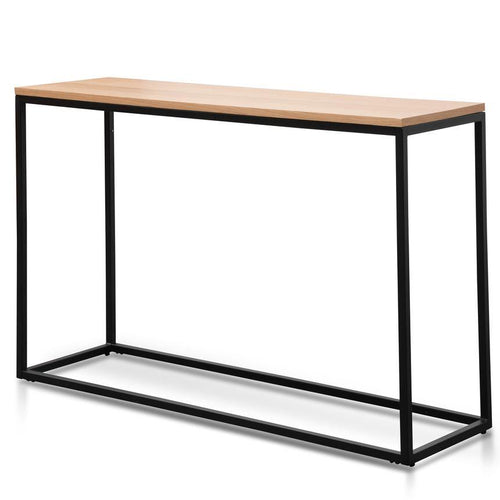 Lounge Styles Calibre CDT2511-KD Natural Console Table - Black