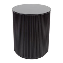 Load image into Gallery viewer, Lounge Styles Cafe Lighting &amp; Living Nomad Round Side Table - Black