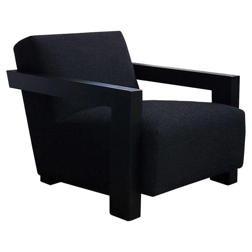 Lounge Styles Cafe Lighting & Living Lennon Occasional Chair - Black Boucle