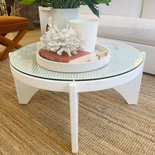 Load image into Gallery viewer, Lounge Styles Cafe Lighting &amp; Living Oasis Rattan Coffee Table - Large White