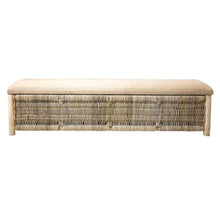 Load image into Gallery viewer, Lounge Styles Emac&amp;Lawton/Florabelle Cancun Wicker Bench Natural