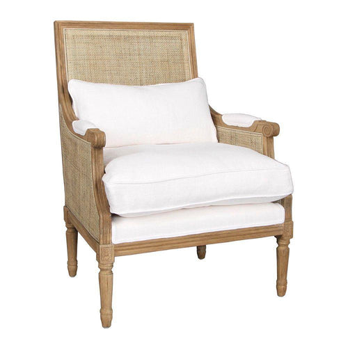 Lounge Styles Emac&Lawton/Florabelle Hicks Caned Armchair White