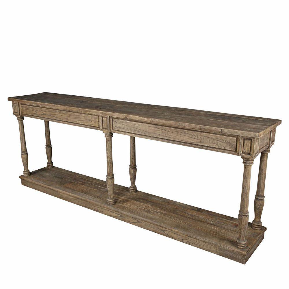 Lounge Styles Emac&Lawton/Florabelle Luxe Old Elm Console 2.1m
