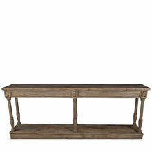 Load image into Gallery viewer, Lounge Styles Emac&amp;Lawton/Florabelle Luxe Old Elm Console 2.1m