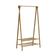 Load image into Gallery viewer, Japandi Clothes Rack Natural Scandi American Oak 46cm
