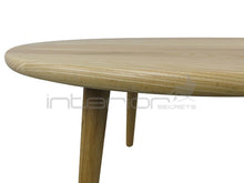 Load image into Gallery viewer, 66cm Round Coffee Table - Ash Wood in Natural