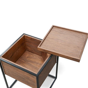 Lounge Styles Calibre Scandinavian Side Table - Walnut