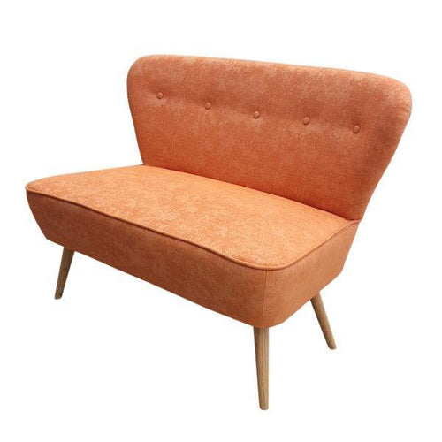 Lounge Styles 6ixty Atom Sofa Two Seater Jetsons Inspired - Orange